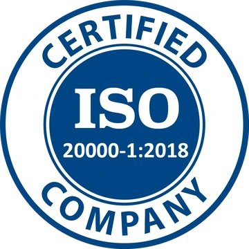 ISO/IEC 20000-1 certified company