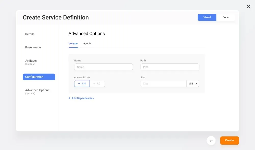 Hyscale visual design flow: Dependencies and deployment.