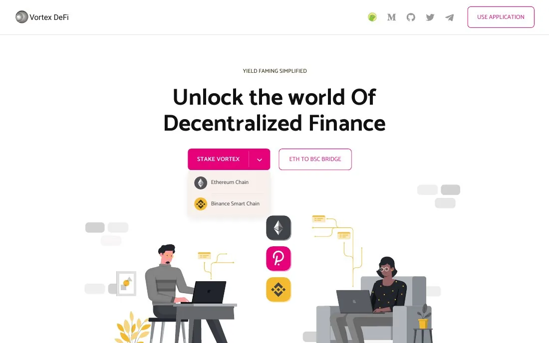 Vortex defi cover – Webfarms Infotech